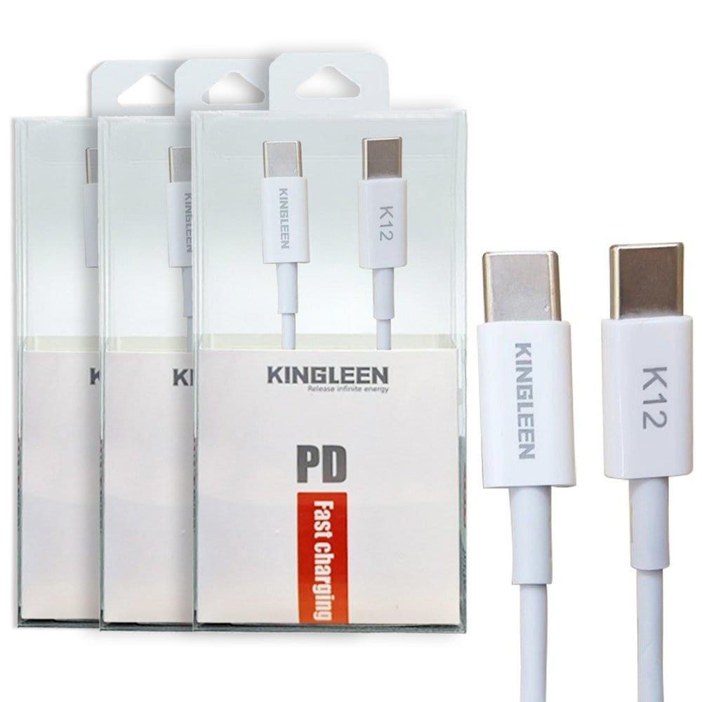3 Pack KINGLEEN K12 PD Super Fast Charging Cable 3 Pack KINGLEEN K12 PD Super Fast Charging Cable